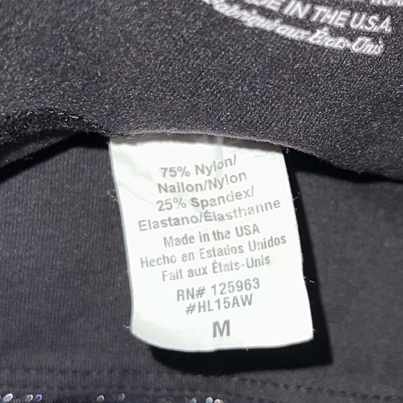 Beyond Yoga Super Sparkly Liquid Like High Rise Shimmer Mesh Detail Leggings M - Picture 6 of 6